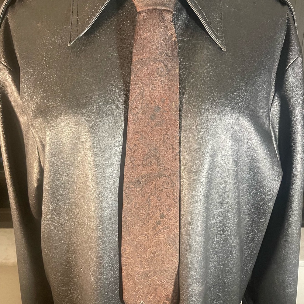 Oscar de la Renta Brown Patterned Tie